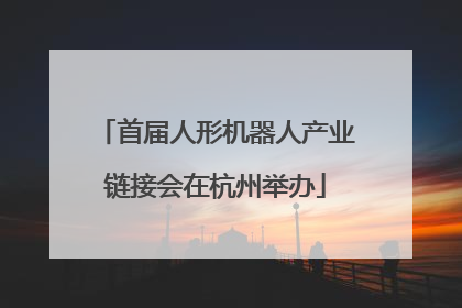 首届人形机器人产业链接会在杭州举办