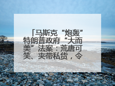马斯克“炮轰”特朗普政府“大而美”法案：荒唐可笑、夹带私货，令人作呕
