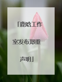 鹿晗工作室发布郑重声明
