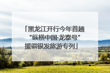 黑龙江开行今年首趟“纵横中国·龙泰号”援疆银发旅游专列