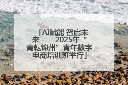 AI赋能 智启未来——2025年“青耘锦州”青年数字电商培训班举行